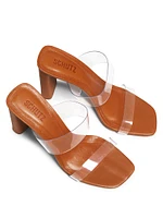 Ariella 100MM Transparent Sandals