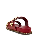 Naomi Leather Buckle Sandals