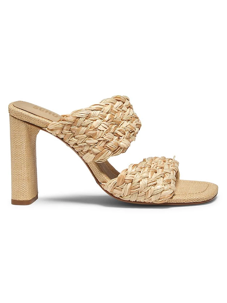 Amani 100MM Straw Sandals