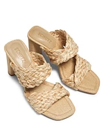 Amani 100MM Straw Sandals