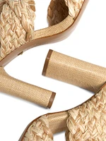 Amani 100MM Straw Sandals