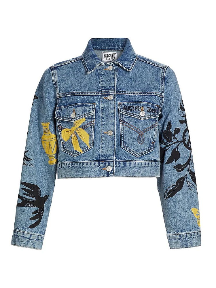 Printed Denim Jacket