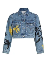 Printed Denim Jacket