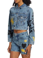 Printed Denim Jacket