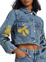 Printed Denim Jacket