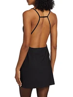 Chain Backless Minidress