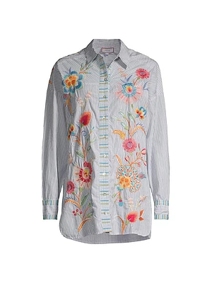 Joele Cotton Embroidered Shirt