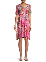 Janie Floral Swing Minidress