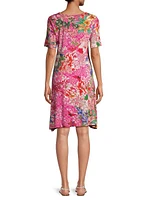 Janie Floral Swing Minidress