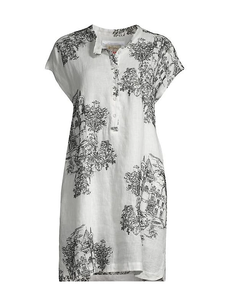 Hollies House Linen Minidress