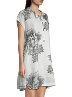 Hollies House Linen Minidress