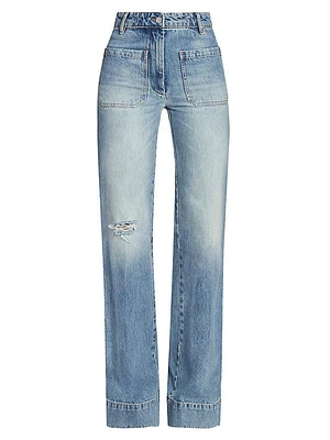 Alina High-Rise Flared Jeans