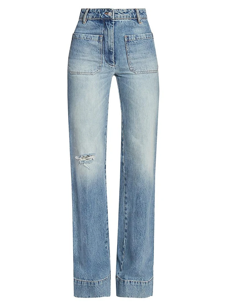 Alina High-Rise Flared Jeans