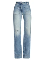 Alina High-Rise Flared Jeans