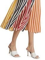 Swivel Stripe Maxi Skirt