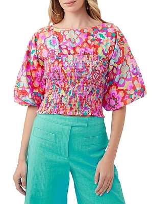 Sumi Floral Smocked Top