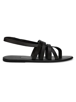 Line Strappy Leather Sandals