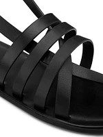 Line Strappy Leather Sandals