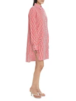 Ma House Striped Shirtdress