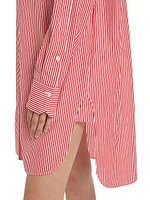 Ma House Striped Shirtdress