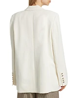 Sweet Pea Linen-Blend Blazer