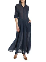 Lazy Hazy Days Of Summer Maxi Shirtdress