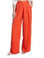 Sullivan Tuxedo Wide-Leg Pants