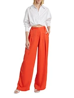 Sullivan Tuxedo Wide-Leg Pants