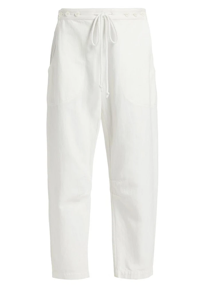 Jetties Beach Drawstring Denim Pants