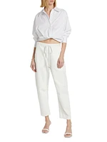 Jetties Beach Drawstring Denim Pants