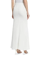 At Last Linen-Blend Maxi Skirt