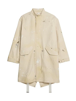 Painted Cotton Parka