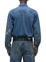 Denim Relaxed-Fit Shirt Jacket