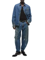 Denim Relaxed-Fit Shirt Jacket