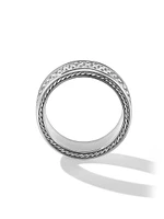 Streamline Three Row Band Ring Sterling Silver