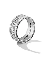 Streamline Three Row Band Ring Sterling Silver