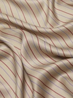 Striped Brushed Silk Shirt