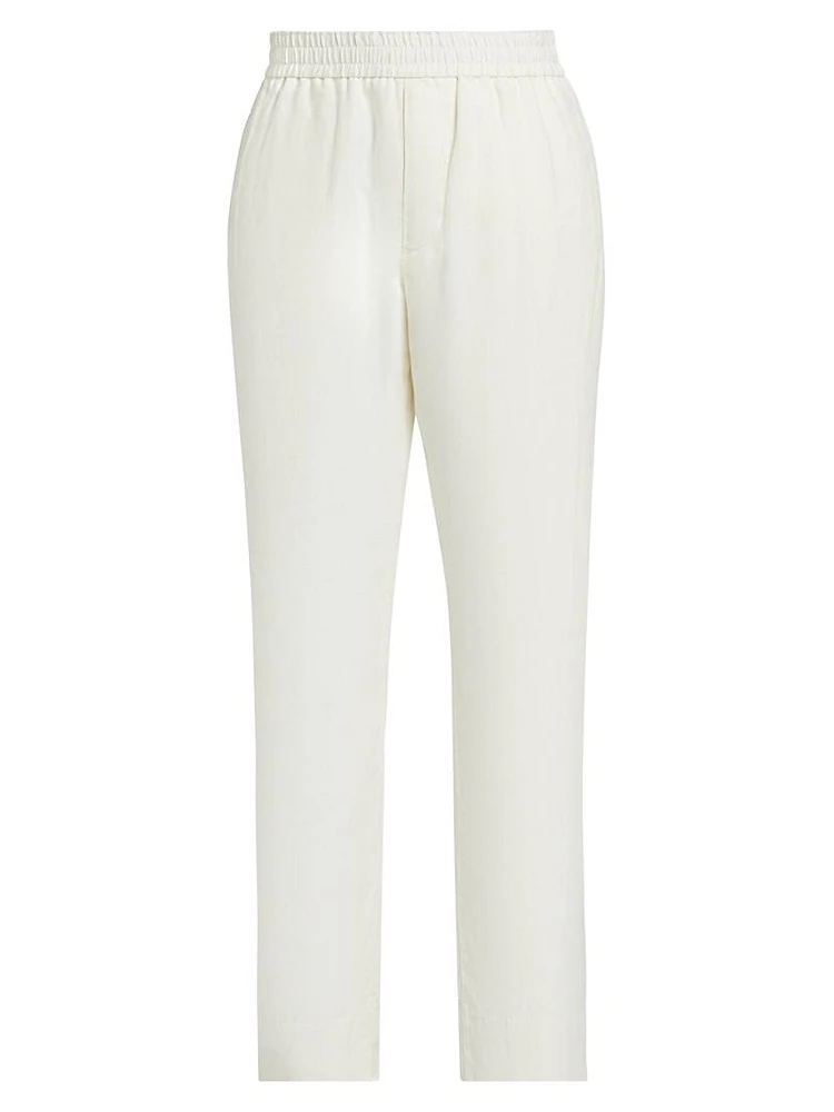 Linen Elasticized Trousers