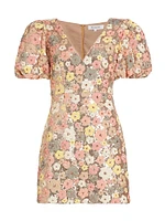 Garden Sequin Floral Dress