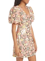 Garden Sequin Floral Dress