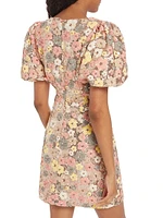 Garden Sequin Floral Dress