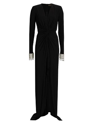 Jersey Twist Maxi Dress