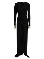 Jersey Twist Maxi Dress