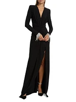 Jersey Twist Maxi Dress