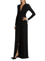 Jersey Twist Maxi Dress