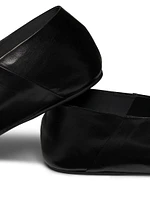 Leather Ballerina Flats