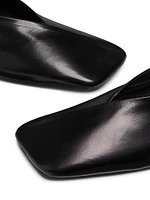 Leather Ballerina Flats