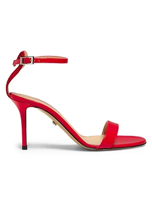 Heart Patent Leather Sandals