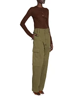 Cassandre Cargo Pants Cotton Twill