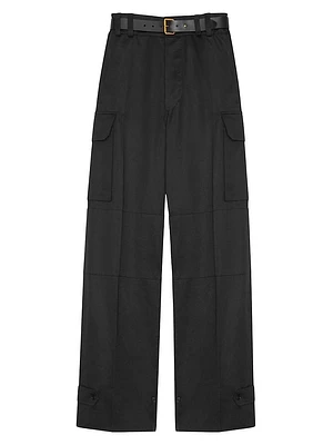 Cassandre Cargo Pants Cotton Gabardine